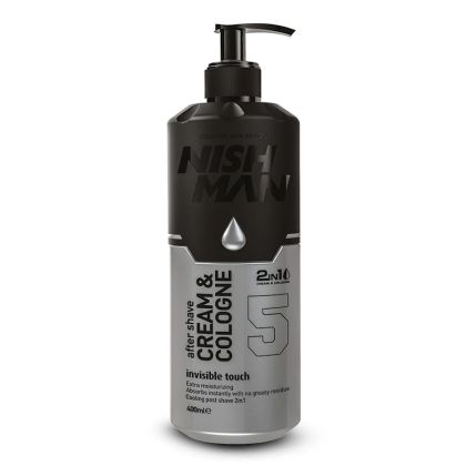 Nishman After Shave Cream Touch 400ml Cream Cologne Invisible Touch