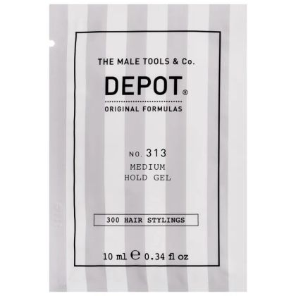 Depot 313 гел за коса със средна фиксация, блясък и UV защита