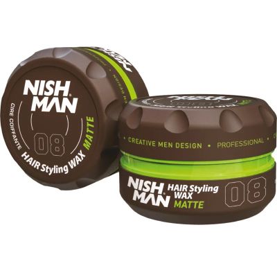 Hair wax Nishman 08 -  Matte Finish - 150 ml