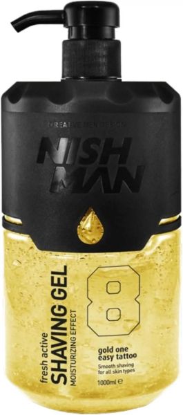 Nishman Shaving Gel 8 Gold One 1000ml