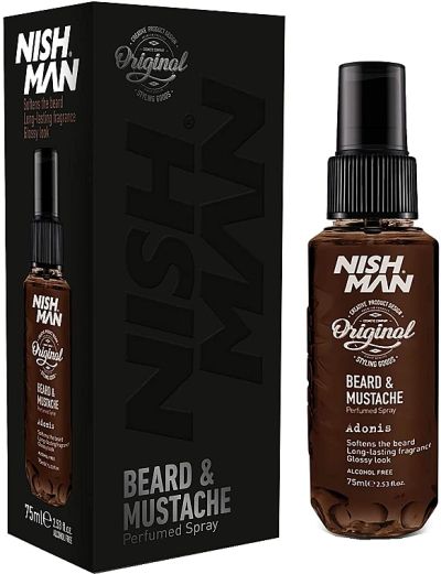 Nishman - Парфюм за брада и мустак - Adonis - 75ml
